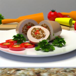 חזה עוף ממולא בשר טחון בתנור בשיטה פשוטה
