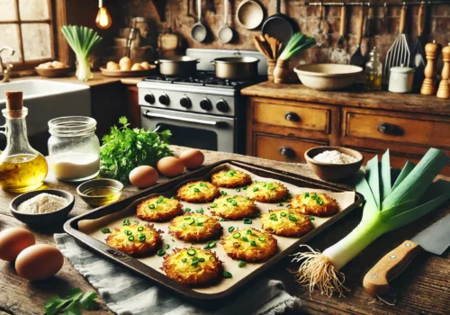 לביבות כרישה אפויות ללא גלוטן: מתכון מושלם ומענג