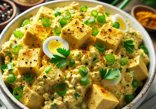 סלט ביצים טבעוני עם מרכיב סודי