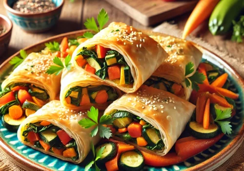 בצק פילו במילוי ירקות: המנה הכי פריכה ומפנקת שתכינו