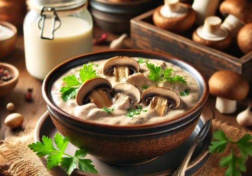 קרם פטריות פורצ'יני מיובשות: מתכון עשיר ומושלם