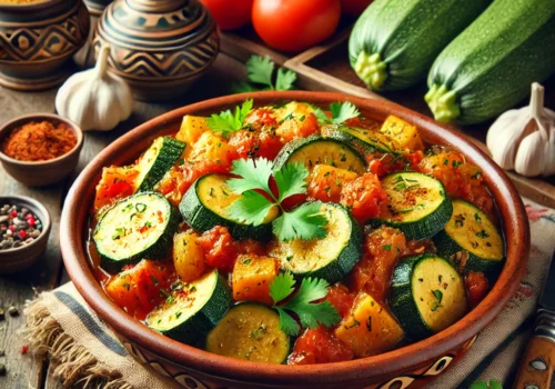 סלט קישואים מבושל בסגנון מרוקאי מעדן אמיתי