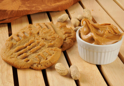 עוגיות חמאת בוטנים טבעוניות