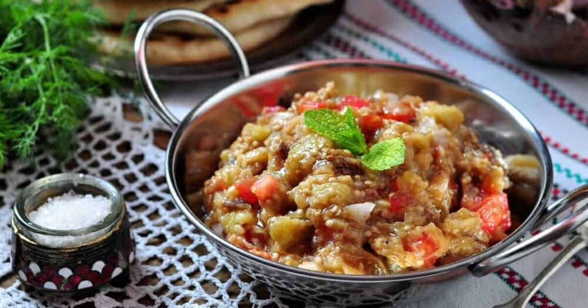 מתכון לסלט חצילים קלויים הכי טעים שיש