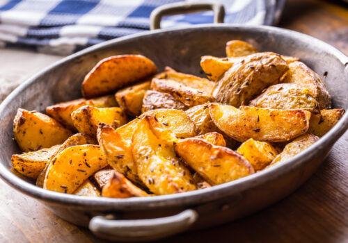 מתכון לתפוחי אדמה ובטטות בתנור