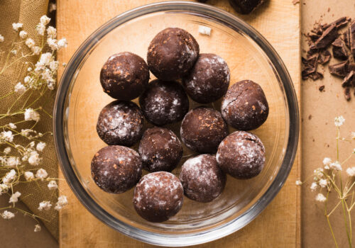 מתכון לכדורי שוקולד עם יין