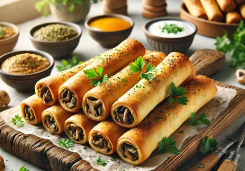 עלי סיגר ממולאים בפטריות: המתכון המדהים שאתם חייבים לנסות