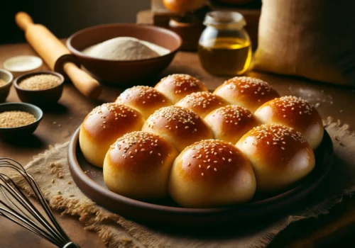 לחמניות מקמח כוסמין מלא קלות להכנה