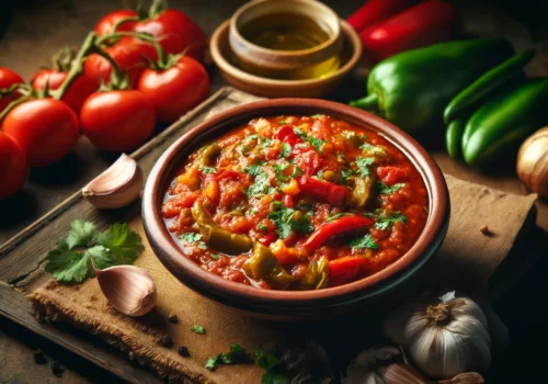 מטבוחה מרוקאית חריפה אש ב10 דקות
