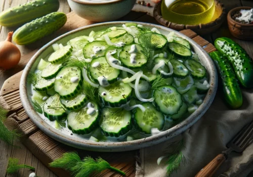 מתכון סלט מלפפונים פולני - מיזריה