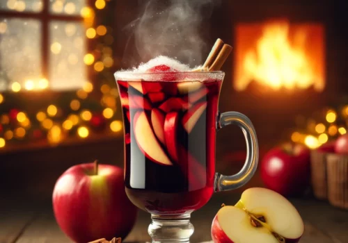 סנגריה חמה עם תפוחים מתכון קל