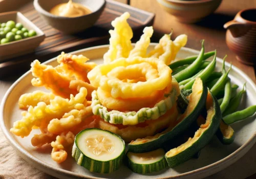 מתכון ירקות בטמפורה - נשנוש מפנק וגם טבעוני