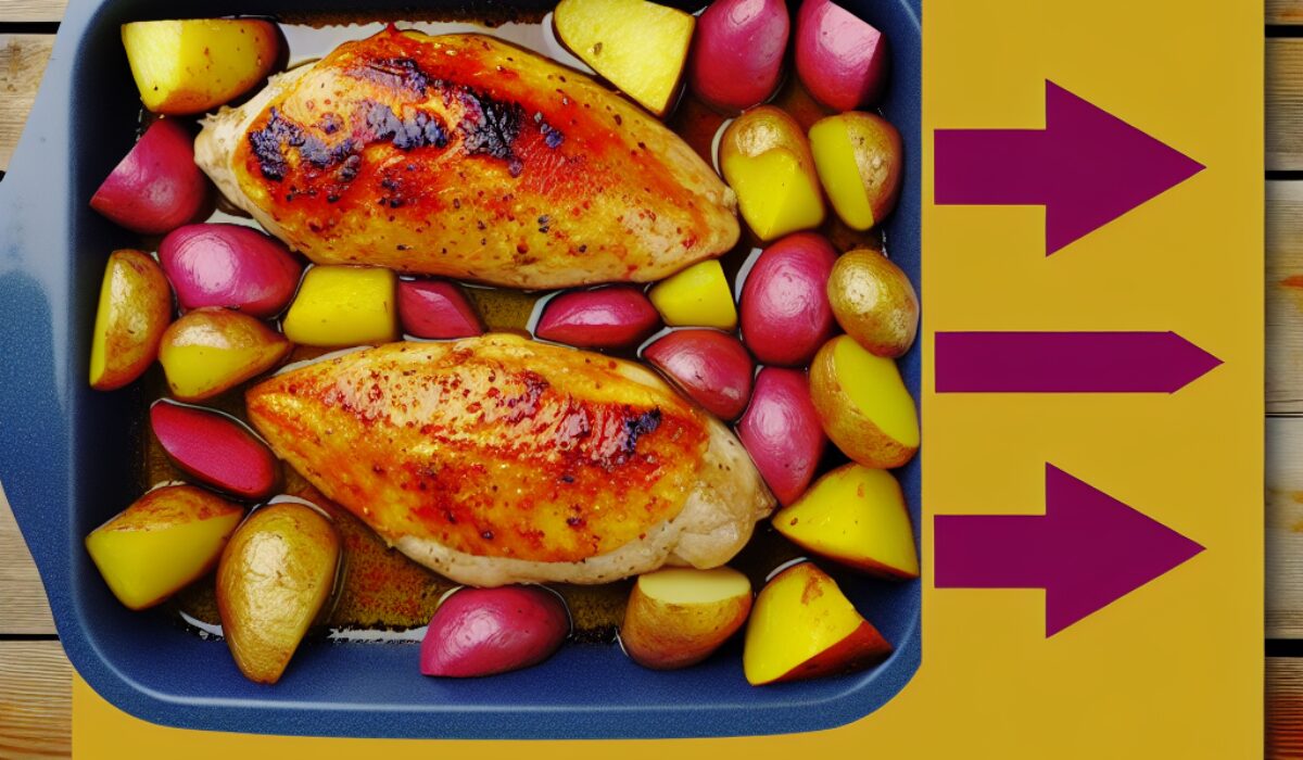 חזה עוף בתנור עם תפוחי אדמה - מתכון מנצח!