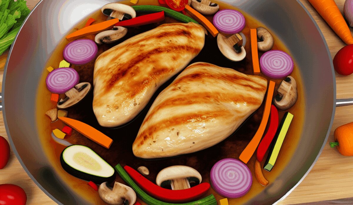 חזה עוף מוקפץ עם ירקות קלוריות: דרכים לנהנות בבריאות