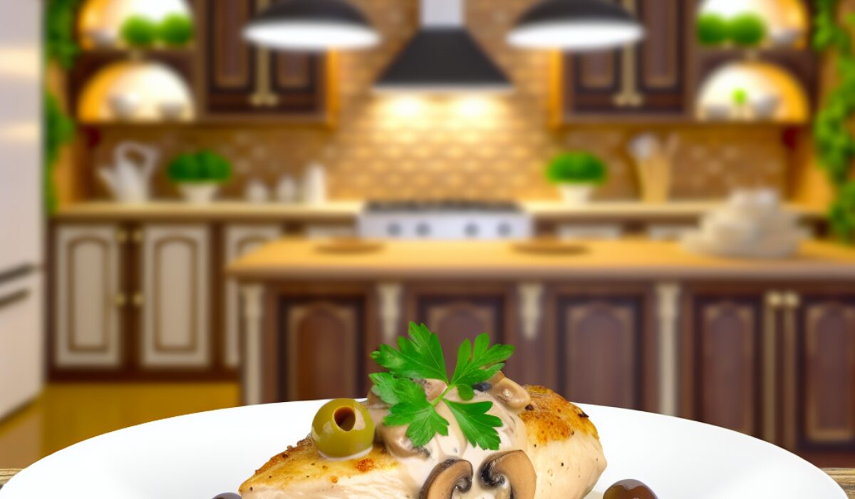 חזה עוף ממולא פטריות עם רוטב שכבש את כולם